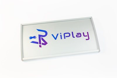 табличка с выпуклым профилем - фото №1